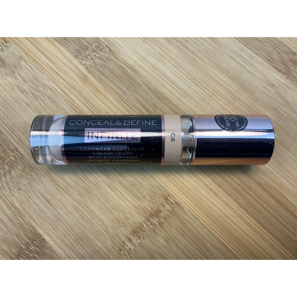 Revolution Conceal & Define Infinite Concealer Color C6 0.30 Fl. Oz. NIP